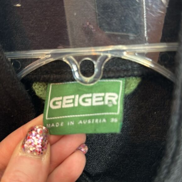 Geiger 100% New Wool Pea Coat. Size 8. - Picture 3 of 9